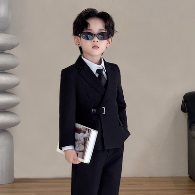 男童2025新款高级感主持人礼服