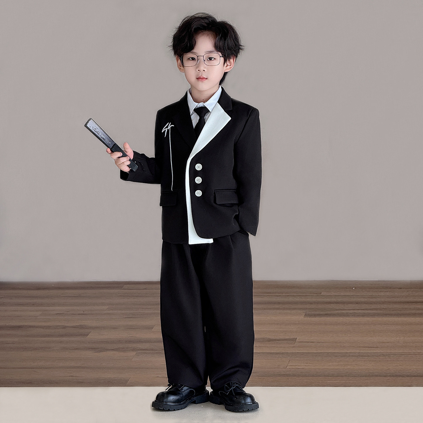 男童秋冬小西服套装礼服
