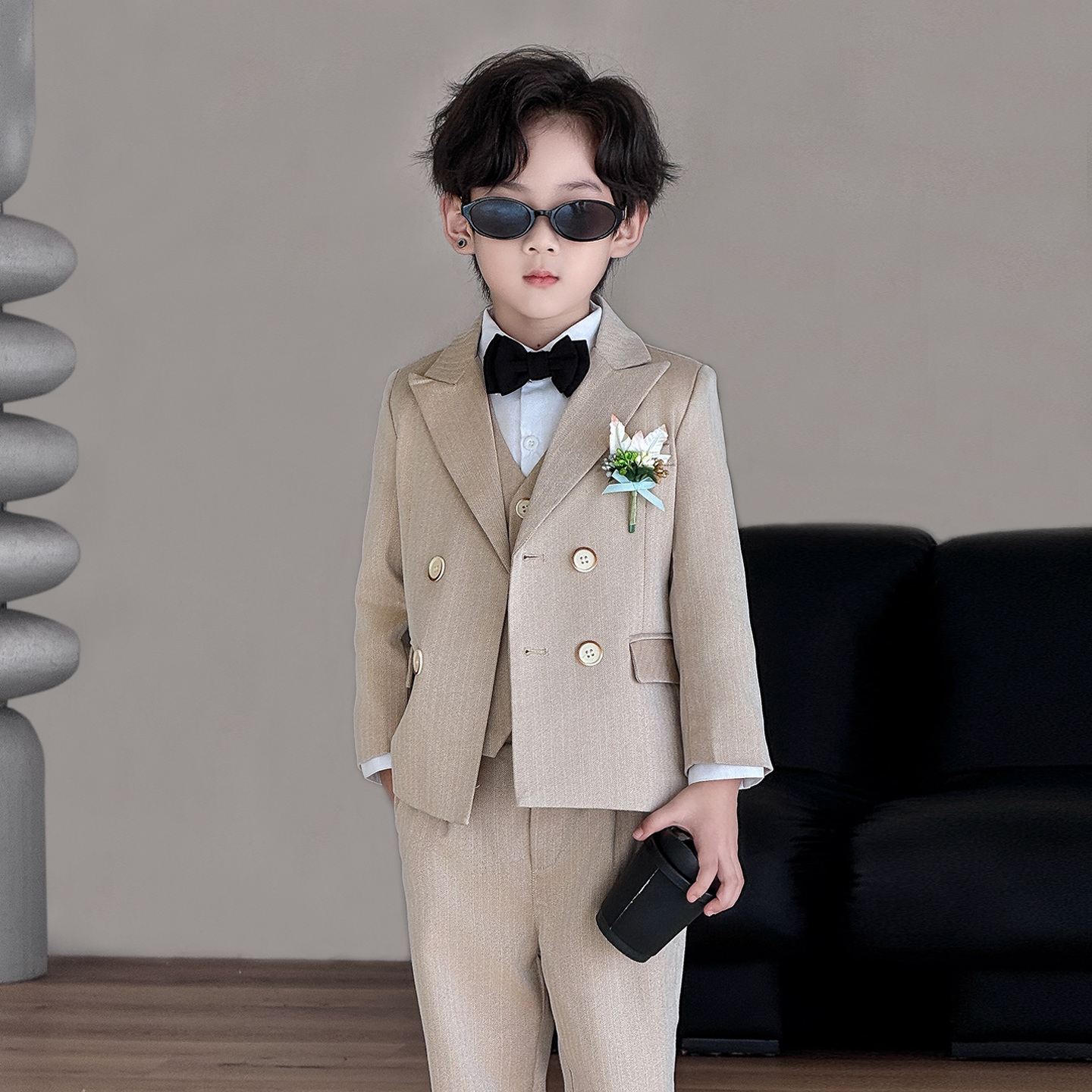 男宝宝周岁生日宴会小西服