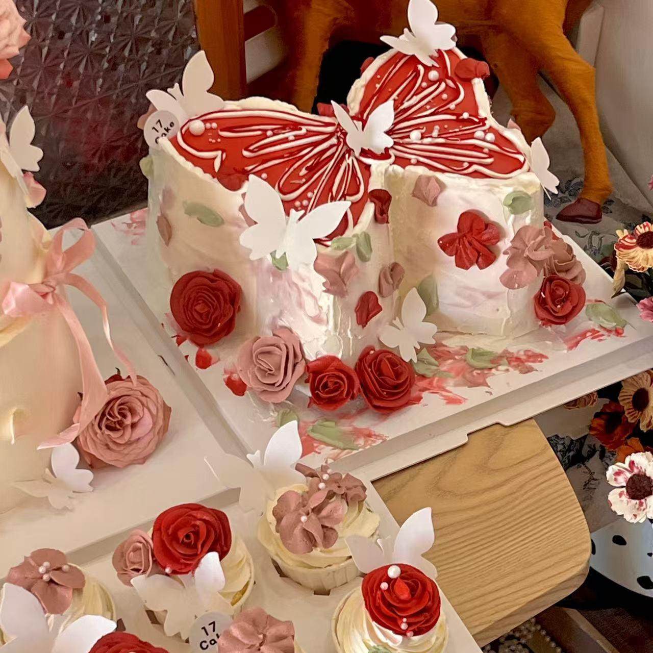 网红38女神节快乐蝴蝶慕斯蛋糕装饰抹花刀玫瑰花甜品烘焙装扮插件,节庆用品/礼品,蛋糕/烘焙装饰用品,淘宝优惠券,粉丝福利购,淘宝优惠卷