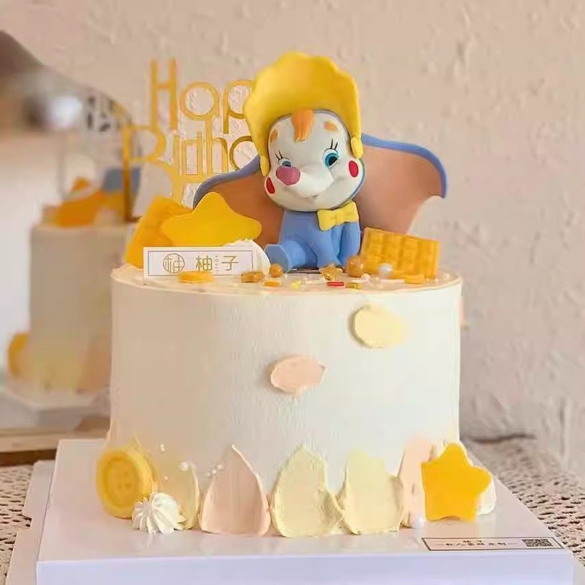 蓝色小飞象烘焙蛋糕装饰大象公仔玩偶摆件儿童生日蛋糕摆件插件,节庆用品/礼品,节日装扮用品,淘宝优惠券,粉丝福利购,淘宝优惠卷