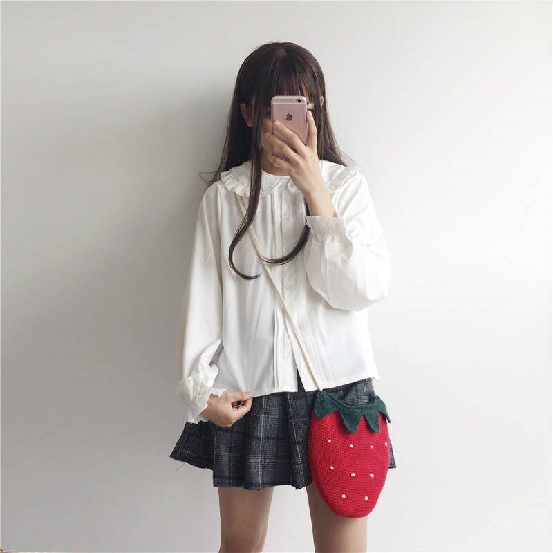 Spring Lolita Internal lap Lolita girl bishop sleeve Doll collar shirt Sweet solar system Long sleeve student Primerin the Women's clothing/Boutique , Shirt  category - from Buy2taobao.com to provide professional Taobao agent buy service