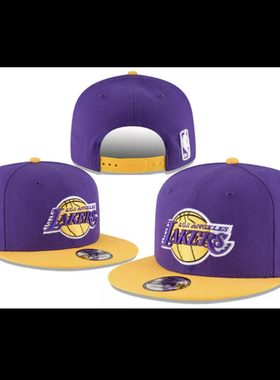 湖人队nba lakers 新款儿童帽子春秋款棒球帽韩版时尚百搭鸭舌帽