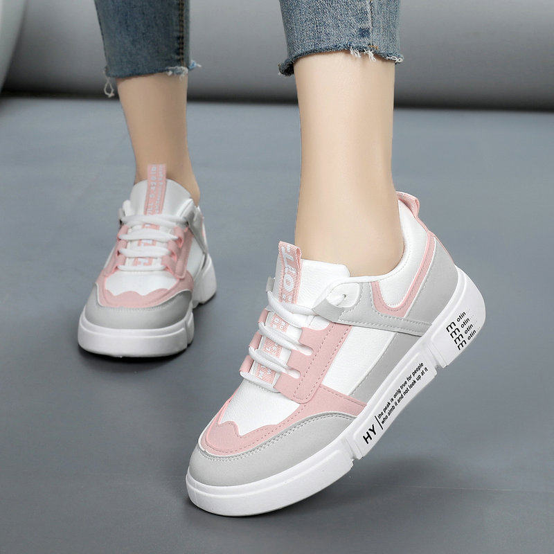 White shoes Street beat Versatile leisure time gym shoes Korean Edition Frenum skate shoes Primary and secondary school students run Flat bottom Women's Shoesin the Women's Shoes, Low shoes  category - from Buy2taobao.com to provide professional Taobao agent buy service