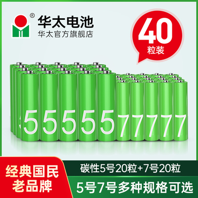 华太7号普通碳性挂钟表干电池