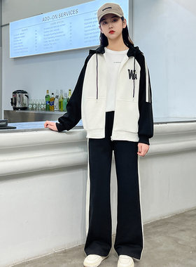 休闲棉两件套秋季网红套装女孩