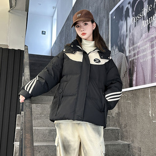 女童羽绒服2025新款儿童洋气加厚短款12初中学生大童冬季15岁外套