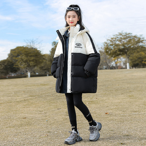 儿童羽绒服中长款2024新款儿童洋气加厚女孩高端大童冬季女童外套