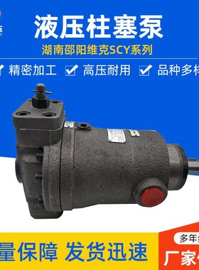 邵阳维克SCY液压柱塞泵40SCY141B高压电动单级卧式油缸增压柱塞泵