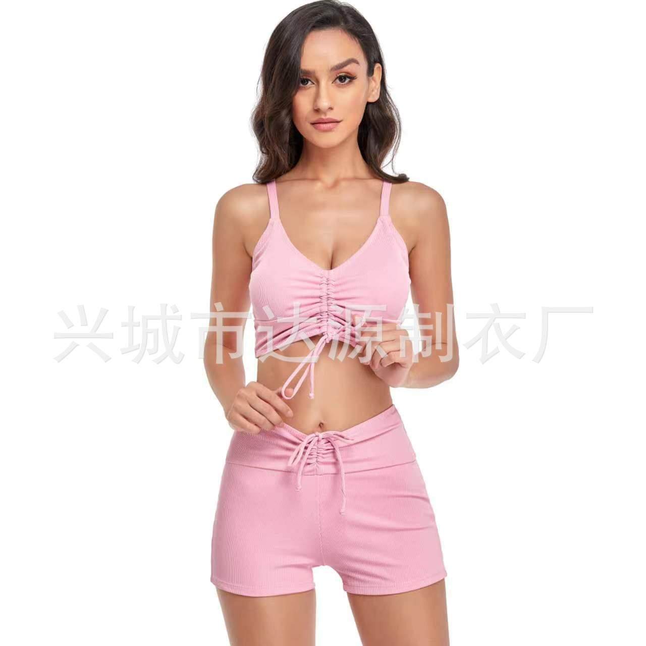 Bikini boxer shorts two-piece conservative small sport
