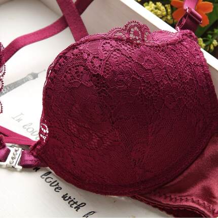 Front button lingerie lace bra set 前扣内衣蕾丝文胸套装