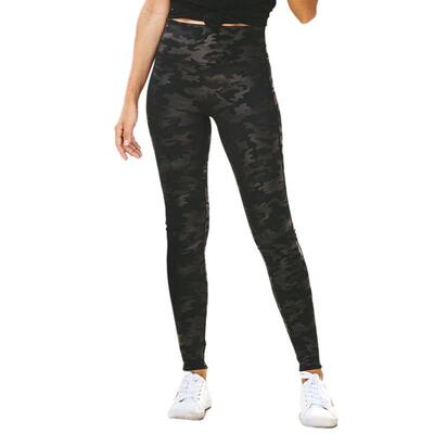 High waisted tight leather pants for women, elastic plus