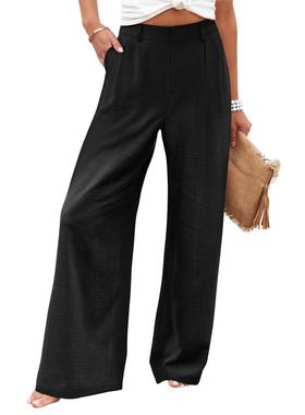 Women's wide legs with a sense of sagging, highlighting