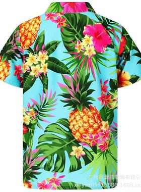 Men's beach shirt, beach outfit, printed shirt, men's