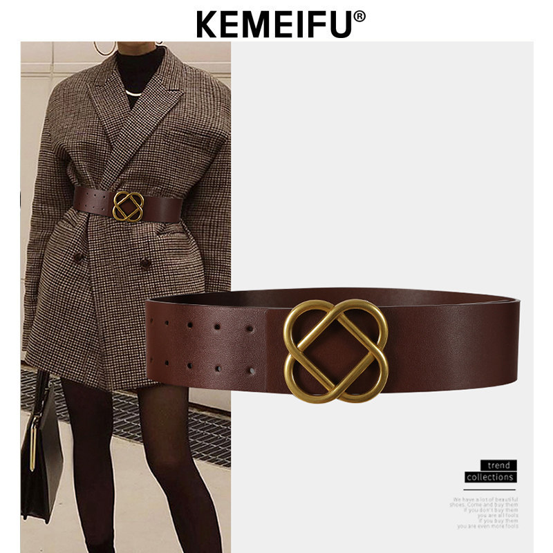 腰封女装饰2025新款西装宽腰带