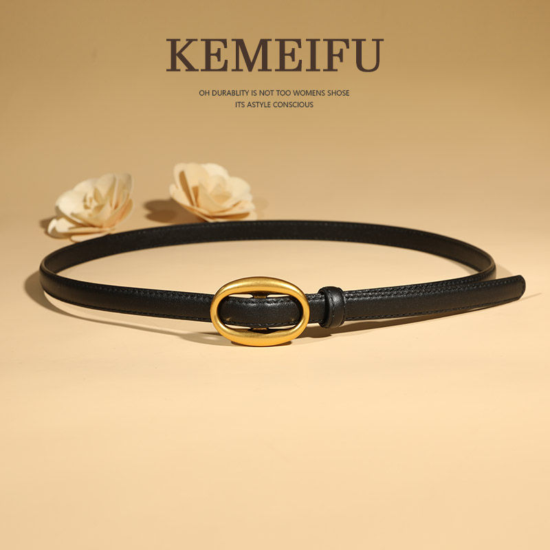 女士耐用好看牛皮皮带腰带