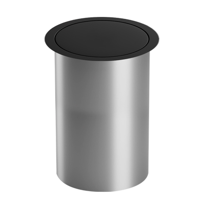 黑色台面嵌入式垃圾桶盖子