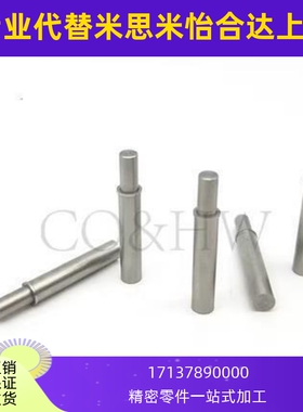 ZAS11重载型小径弹簧柱塞 MPFH1.5 2 3 4 5光身定位锁销 销平头型