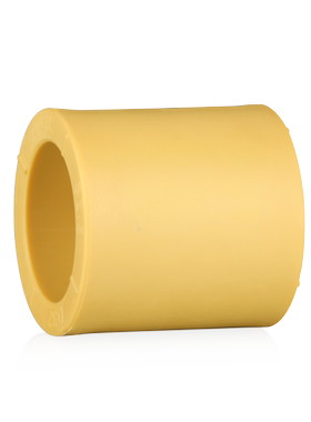 黄色PPR等径直接4分6分1寸热熔自来水冷热水管给水管件接头配件