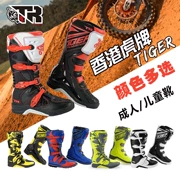 Tiger TIGER khởi động xuyên quốc gia đi xe máy đi ủng nam chống ngã rừng đường đua trẻ em - Xe máy Rider thiết bị