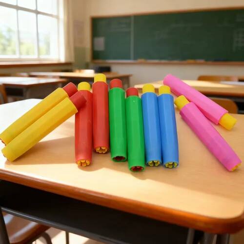 Press Design Chalk Holder Colorful Chalk Clip for Teachers W