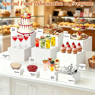 4/5/6/7/8pcs white cake rack large cube stackable seamless a