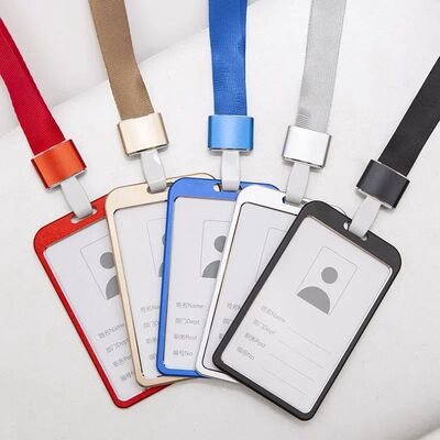 New Metal Alloy Work Name Card Holders Fashion  Business Wor