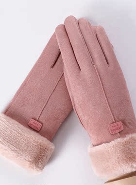 phone screen touch gloves women winter glove 女手套冬保暖