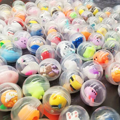 10/30/60pcs Mini Cartoon Capsule Toys Kindergarten Sharing F