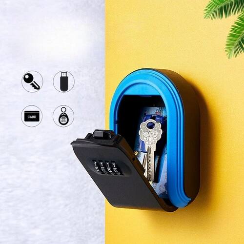 Hidden Secret Hiding Fully Plastic Key Box Safe Lockbox Stas