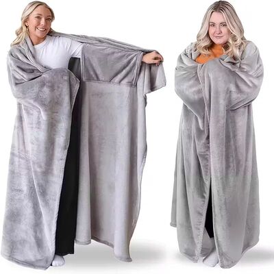Winter Wearable Blankets for Women 177x154cm Flannel Wearabl