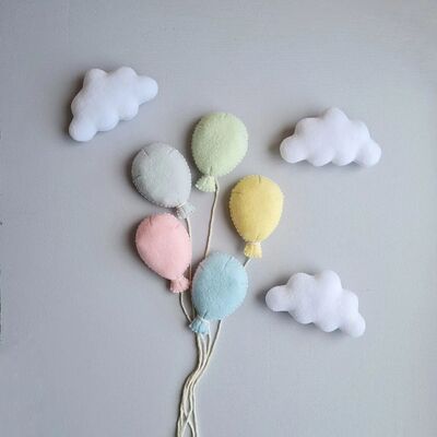 Felt Balloon Set Newborn Photo Props Balloon Props Posing Pr