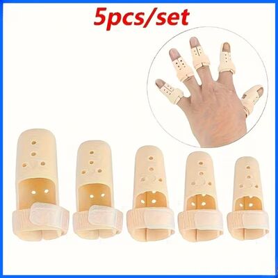 5pcs Adjustable Finger Splints,Made of Durable Material, Pro