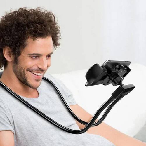 Flexible Mobile Phone Holder Hanging Neck Lazy Necklace Brac