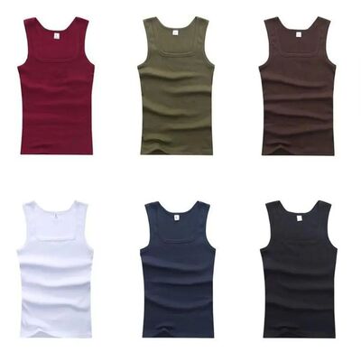 Summer Men Women Tank Top Pure Cotton Bodybuilding Sweatshir