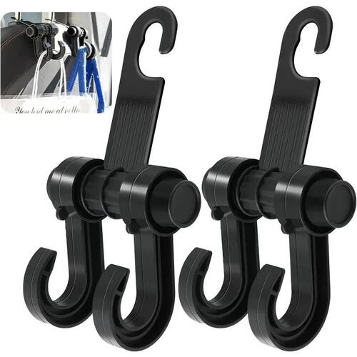 2Pcs Universal Car Seat Back Storage Hook Sundries Hanger Ba