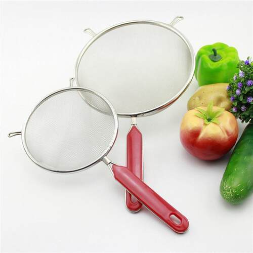 high quality 5.5 stainless steel mesh strainer colander ba