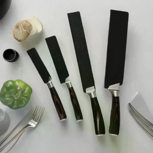 Black Plastic Kitchen Knife Blade Protector For 3.5-10 Inch