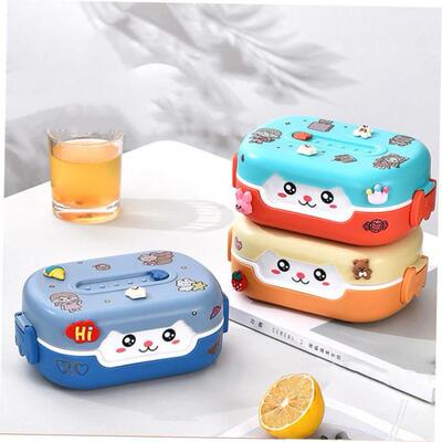 New Cute Bento Lunch Box Kawaii for Kids School Children Sty