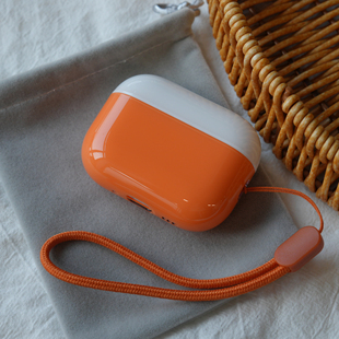 3硅胶PC双层材质保护套防摔防滑简约配色冰块壳 pro Damon Light适用苹果无线蓝牙耳机airpods