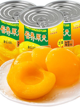 黄桃罐头新鲜黄桃休闲食品