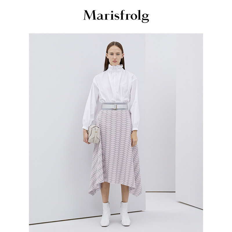 【言姐严选】玛丝菲尔春季新款A字裙高腰中长款针织半身裙女,女装/女士精品,半身裙,淘宝优惠券,粉丝福利购,淘宝优惠卷