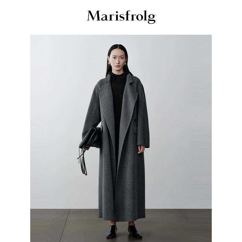 【商场同款】玛丝菲尔奥莱冬季新款黑色纯羊毛连帽修身针织连衣裙,女装/女士精品,连衣裙,淘宝优惠券,粉丝福利购,淘宝优惠卷