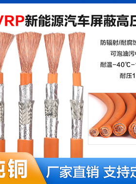 EVRP新能源电动车屏蔽线2.5 4 6 10 25 35 50平方充电桩高压线