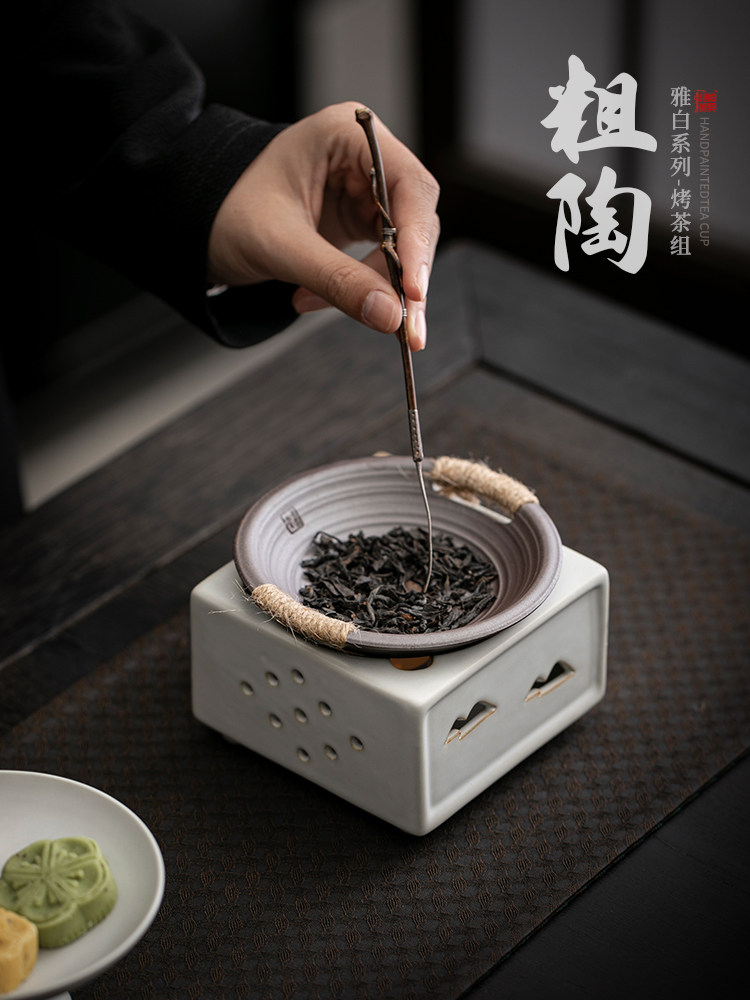 粗陶方烛炉烘茶炉功夫茶具家用茶香炉烘茶盘暖茶炉配件,餐饮具,煮茶炉,淘宝优惠券,粉丝福利购,淘宝优惠卷