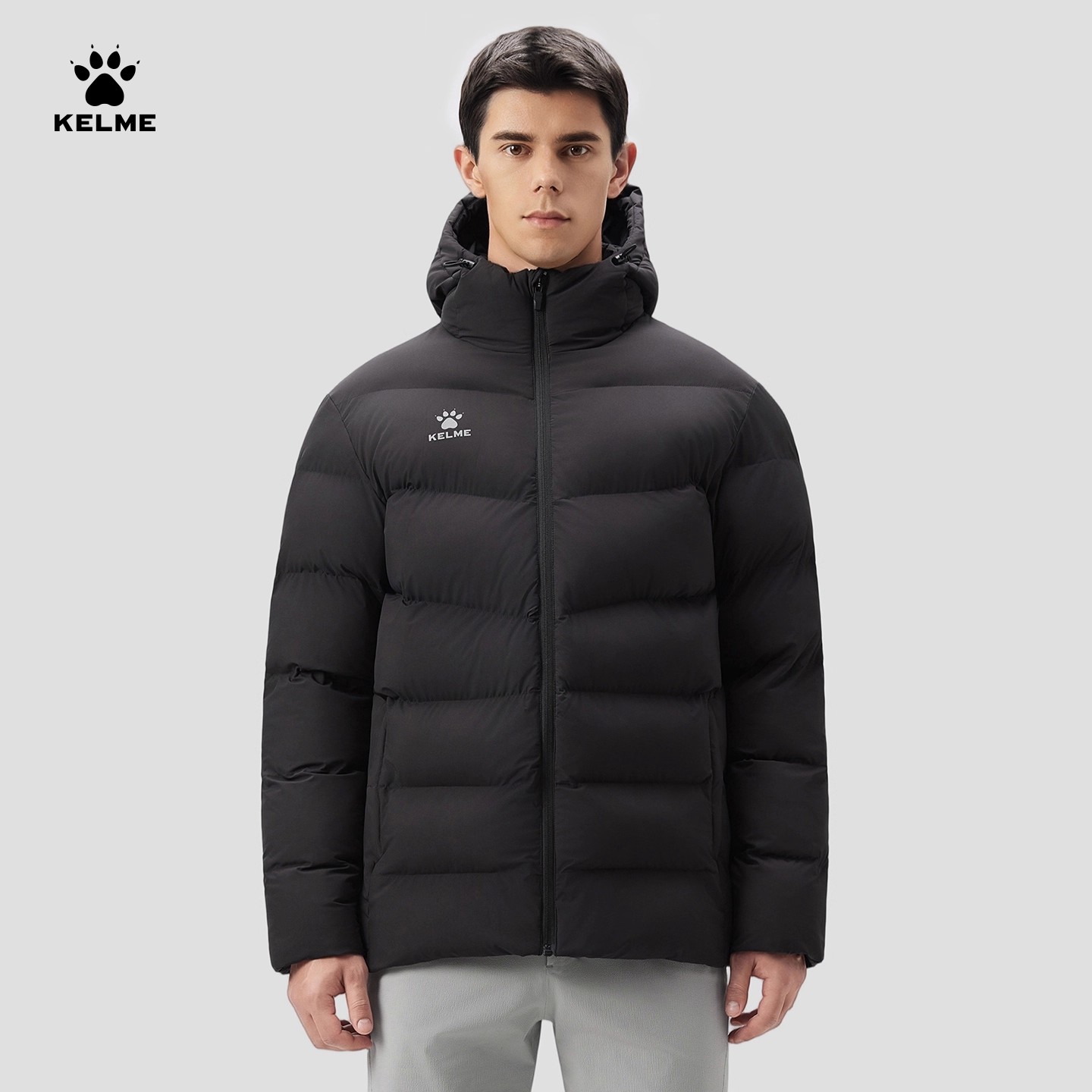 卡尔美羽绒棉服加厚保暖