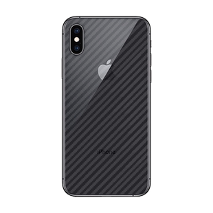 适用苹果X后膜磨砂爱疯XR碳纤维背膜新款iPhoneXS手机后盖贴纸平果XSMax半透明防刮防指纹非钢化软膜