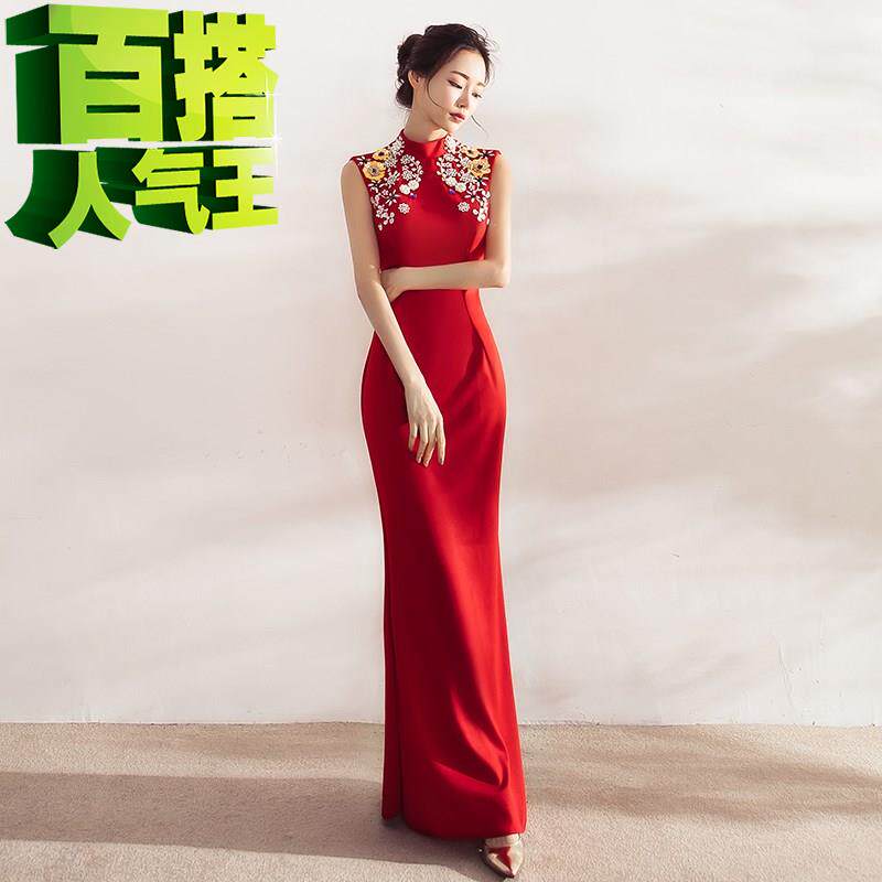 fish tail bride Toast full dress marry banquet Dress new pattern cheongsam have more cash than can be accounted for 2017in the Women's clothing/Boutique , Wedding/Cheongsam/Formal dress , Formal dress/Evening  category - from Buy2taobao.com to provide professional Taobao agent buy service