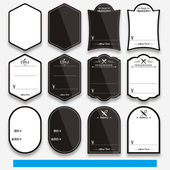 可擦写面包价格牌烘焙店标价牌蛋糕价格签架黑卡标签支架金属夹子爆炸贴展示牌甜品立式 夹pop支架商品标价签