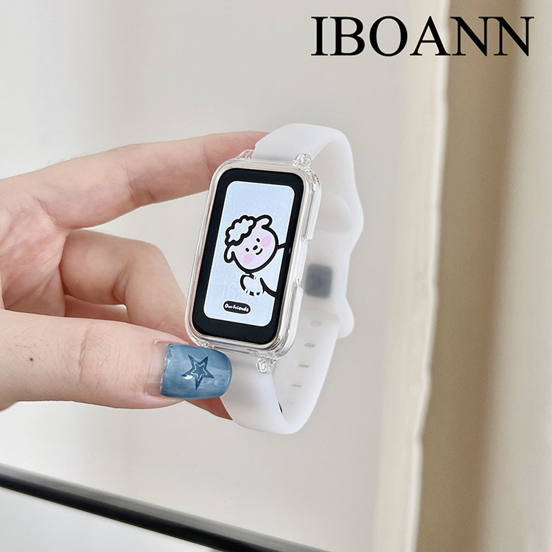 iboann适用华为手环9876硅胶表带